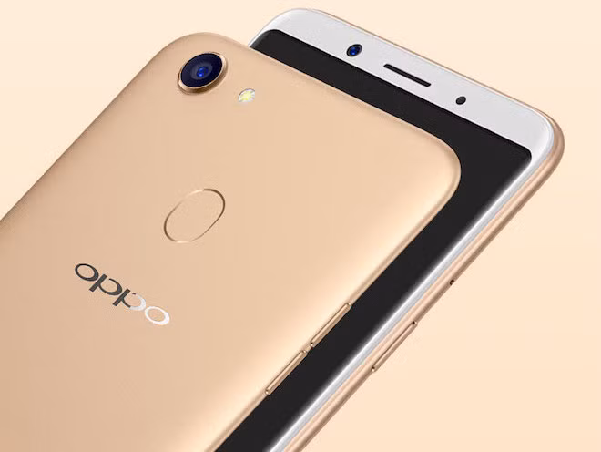 Mặt lưng Oppo F5 Young.