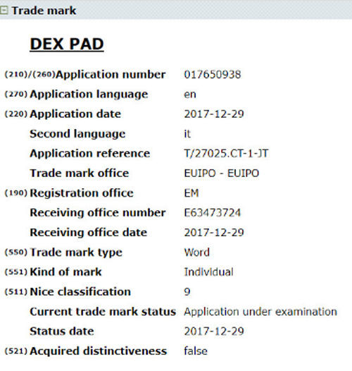 Samsung đăng ký độc quyền thương hiệu DeX Pad