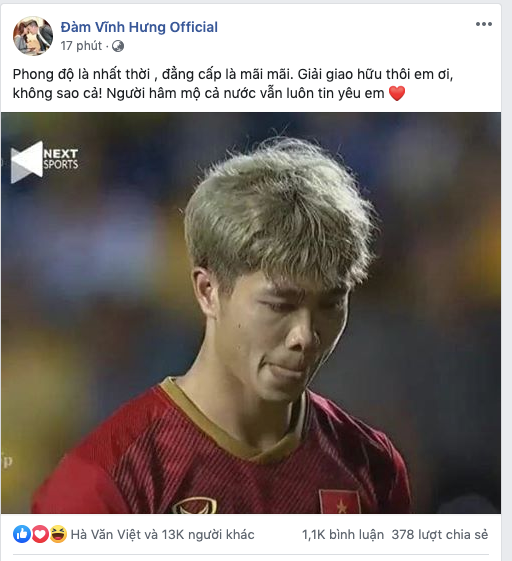 Dam Vinh Hung noi gi ve Cong Phuong sau khi sut hong 11m tran chung ket King's Cup?