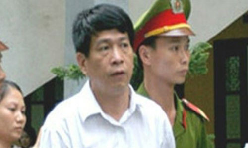 Bùi Tiến Dũng tại phiên tòa.