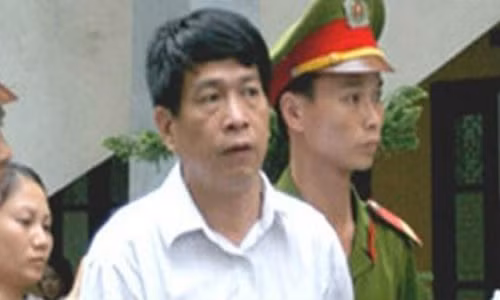 Bùi Tiến Dũng tại phiên tòa.