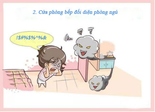 Theo cách bố trí như vậy, chủ nhân của căn phòng ngủ sẽ dễ nổi nóng hoặc mắc các bệnh liên quan đến tim mạch.