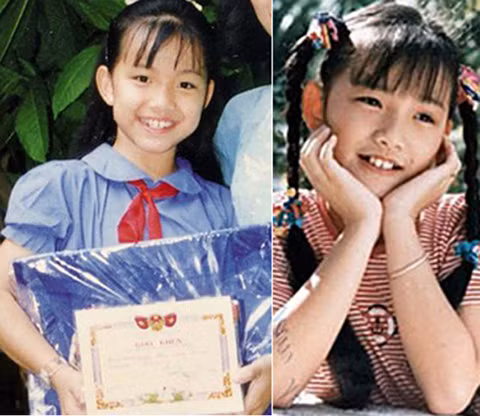 Thùy Lâm thực sự là một người đẹp "xinh đẹp từ trong trứng" vì gương mặt tinh anh, rạng rỡ.