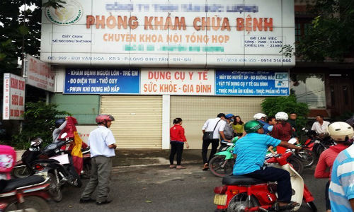 Phòng khám bác sĩ Dương. Ảnh: N.A.