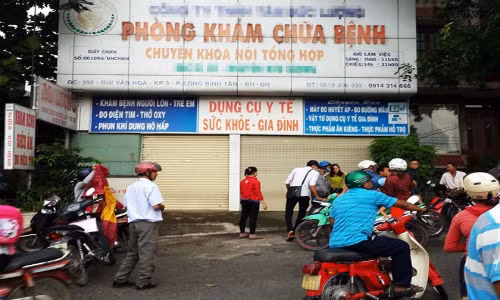 Phòng khám bác sĩ Dương. Ảnh: N.A.