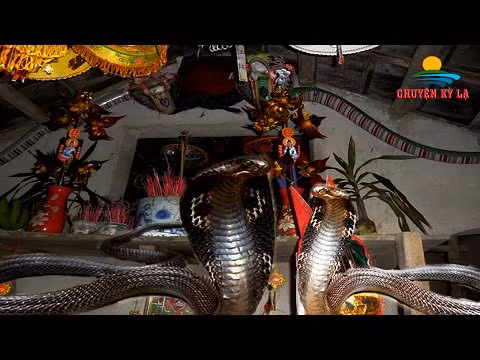 Rung minh chuyen cap ran Than mau den thich nghe tung kinh