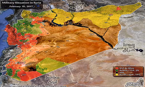 Chien su Syria dau nam 2017: Nong tren nhieu mat tran