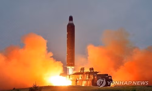 Trieu Tien tuyen bo phong thu thanh cong ten lua dan dao