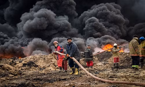 Thiệt hại về người và môi trường có thể kéo dài nhiều năm sau khi đám cháy ở những giếng dầu này được dập tắt.