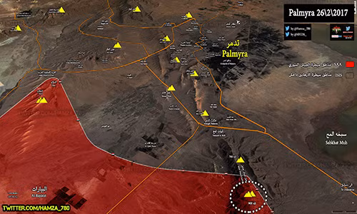 Quan doi Syria thang lon, chuan bi giai phong Palmyra lan 2