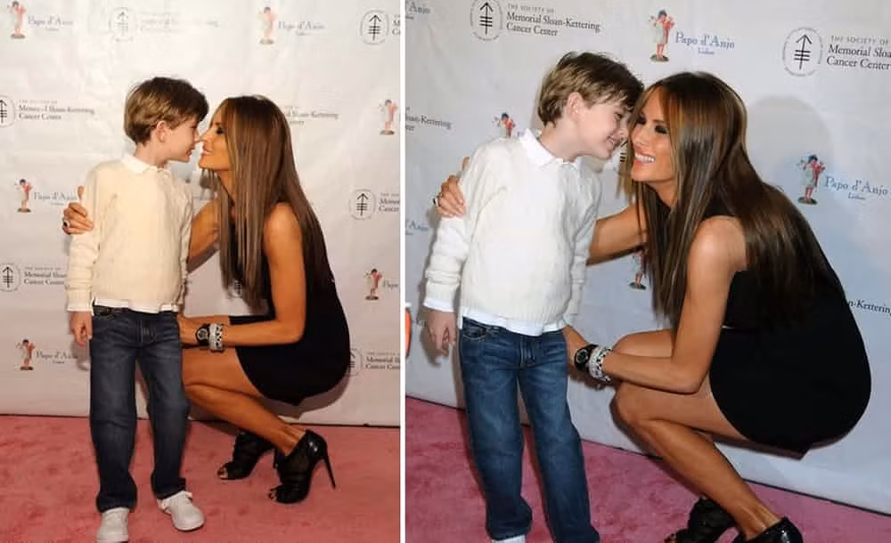 Cậu út Barron Trump rất thân thiết với mẹ.