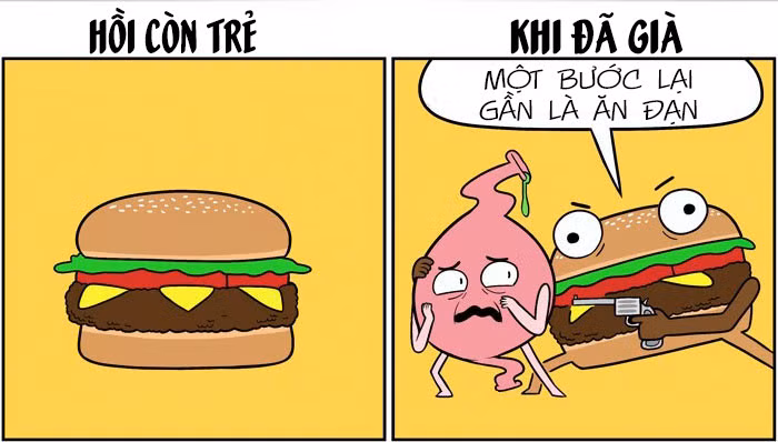 Đồ ăn nhanh chính là món khoái khẩu của các bạn trẻ. Lớn hơn một chút, người ta quan tâm đến sức khỏe nhiều hơn.