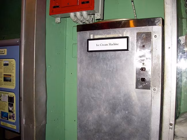 Máy làm kem. Ảnh: Bill Maloney.