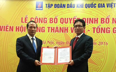 Ong Nguyen Truong Son duoc bo nhiem TGD Tap doan Dau khi