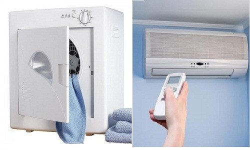 Trên thị trường hiện phổ biến các loại máy sấy và điều hòa nhiệt độ có chức năng sấy nóng với đủ mức giá, chủng loại khác nhau. Nhiều người phân vân nên lắp máy sấy hay điều hòa để đối phó với tình trạng nồm ẩm của thời tiết khiến quần áo lâu khô, hôi hám.