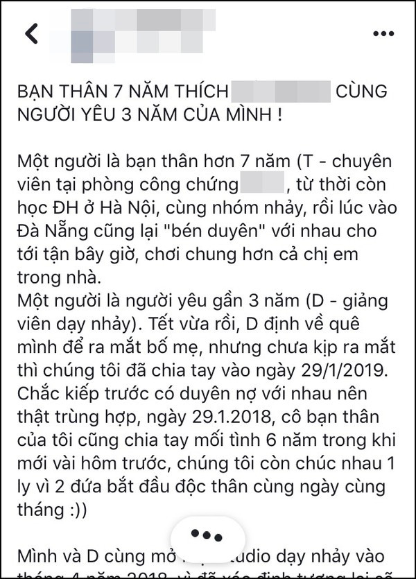 Cay đắng phát hiện bị người yêu 3 năm phản bội, lén lút qua lại với chính bạn thân 7 năm Cay dang phat hien bi nguoi yeu 3 nam phan boi, len lut qua lai voi chinh ban than 7 nam