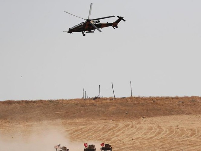 Hiện nay quân đội Thổ Nhĩ Kỳ đang đẩy mạnh chiến dịch quân sự tại miền Bắc Syria nhằm hỗ trợ các nhóm phiến quân thân hữu cố thủ tại tỉnh Idlib cũng như Aleppo.