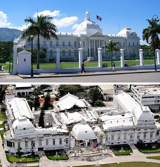  7. Trận động đất Haiti năm 2010: Haiti đã chứng kiến trận động đất lớn nhất vào tháng 1/2010 cướp đi sinh mạng hơn 500.000 người. Dù trận động đất chỉ xảy ra trong một khoảng thời gian cực ngắn, thiên nhiên đã cho thấy sức mạnh ghê gớm khi để lại phía sau một đống hoang tàn.