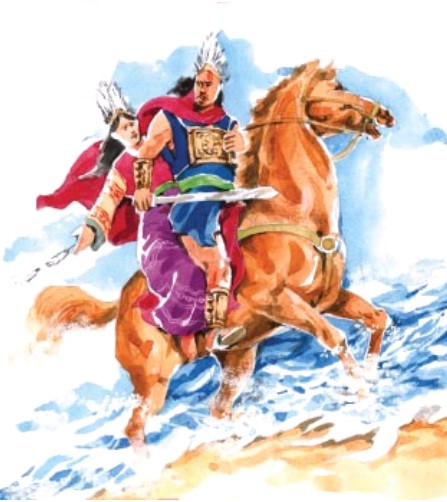 Trung hop la ky giua hai nang cong chua nuc danh su Viet