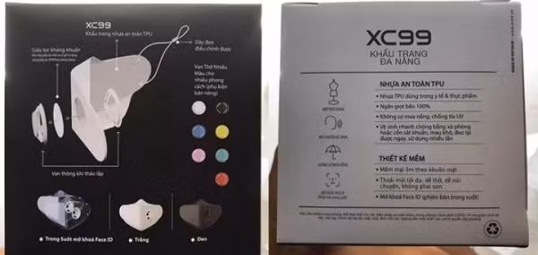 Được biết, mẫu khẩu trang nhìn xuyên thấu này có tên XC99 được giới thiệu do người Việt thiết kế và sản xuất tại một công ty ở TP.HCM. Trên trang web của hãng và thông tin đăng tải từ người bàn, khẩu trang này làm từ nhựa nhiệt dẻo TPU thân thiện với môi trường.