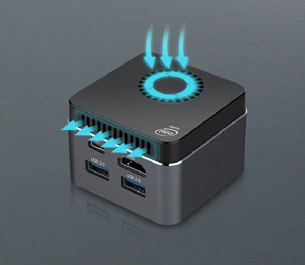 Bộ xử lý Celeron N4100 SoC trong PC N4100 được làm mát bằng hệ thống làm mát chủ động, do đó sản phẩm sẽ tạo ra một số tiếng ồn nho nhỏ khi hoạt động.