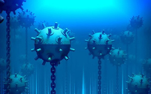 Tương tự như mìn, thủy lôi cũng xuất hiện ở Trung Quốc từ thời trung cổ với mục đích để chống lại những tên cướp biển wokou của Nhật Bản vào thế kỷ 16. Những thùng gỗ nổi chứa đầy chất nổ này vẫn còn được sử dụng cho đến thế kỷ 19.