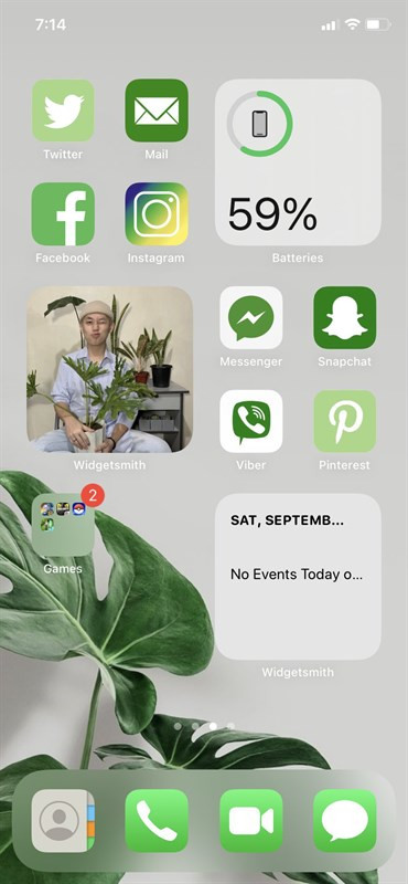 Thành quả mà bạn vừa sáng tạo với tính năng Widget trên iOS 14 là giao diện màn hình đầy màu sắc và cá tính.