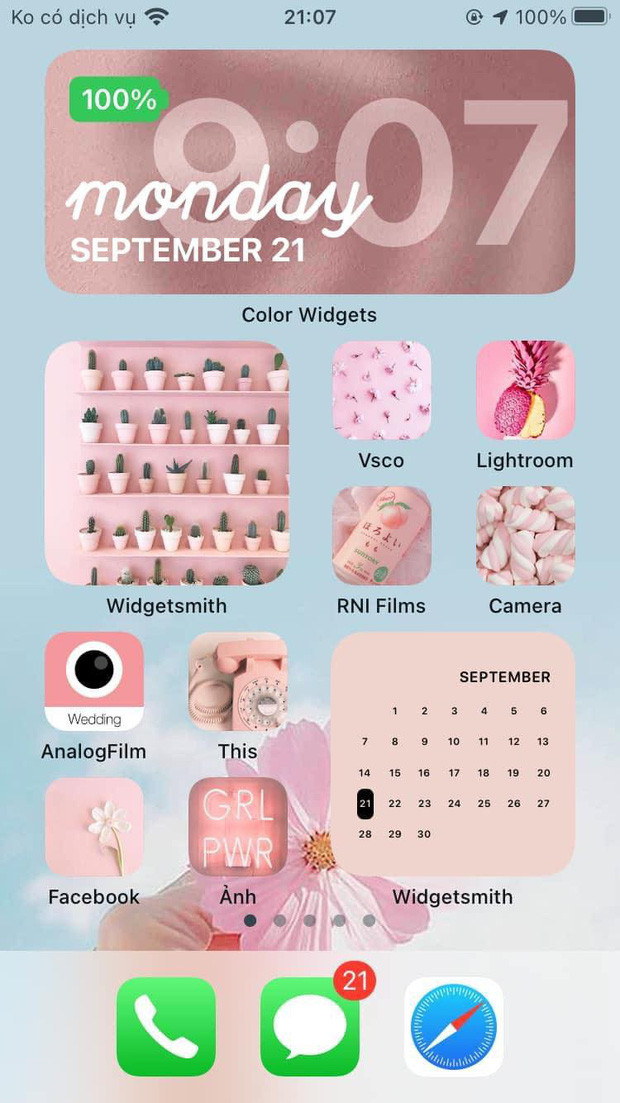 Trên các diễn đàn, hội nhóm sử dụng các thiết bị Apple, người dùng thi nhau chia sẻ màn hình iPhone tự tay sáng tạo.