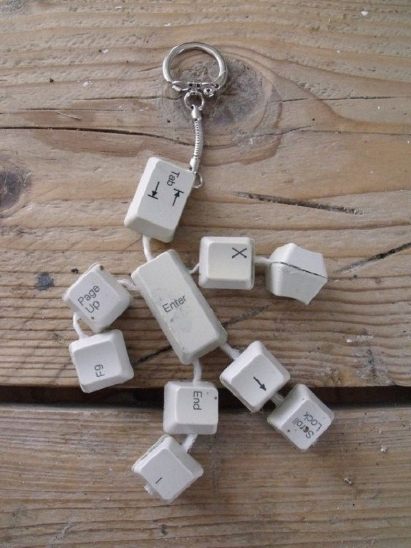 Hay chiếc móc chìa khóa hình con rối xinh xắn này.