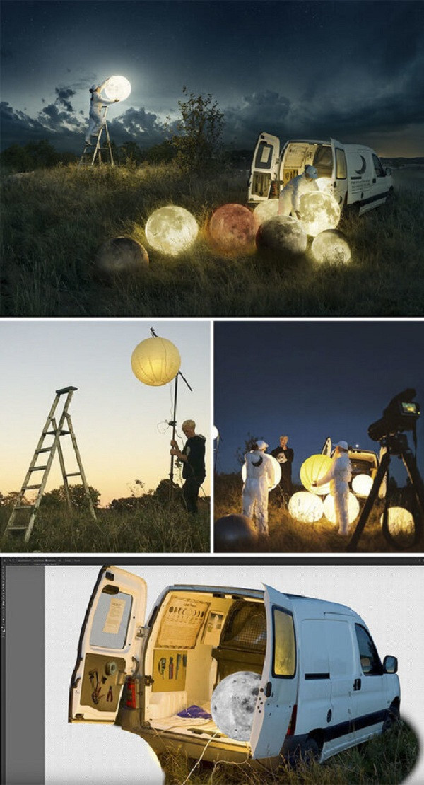 Thậm chí siêu trăng đôi khi chỉ là những bóng đèn khổng lồ như thế này.