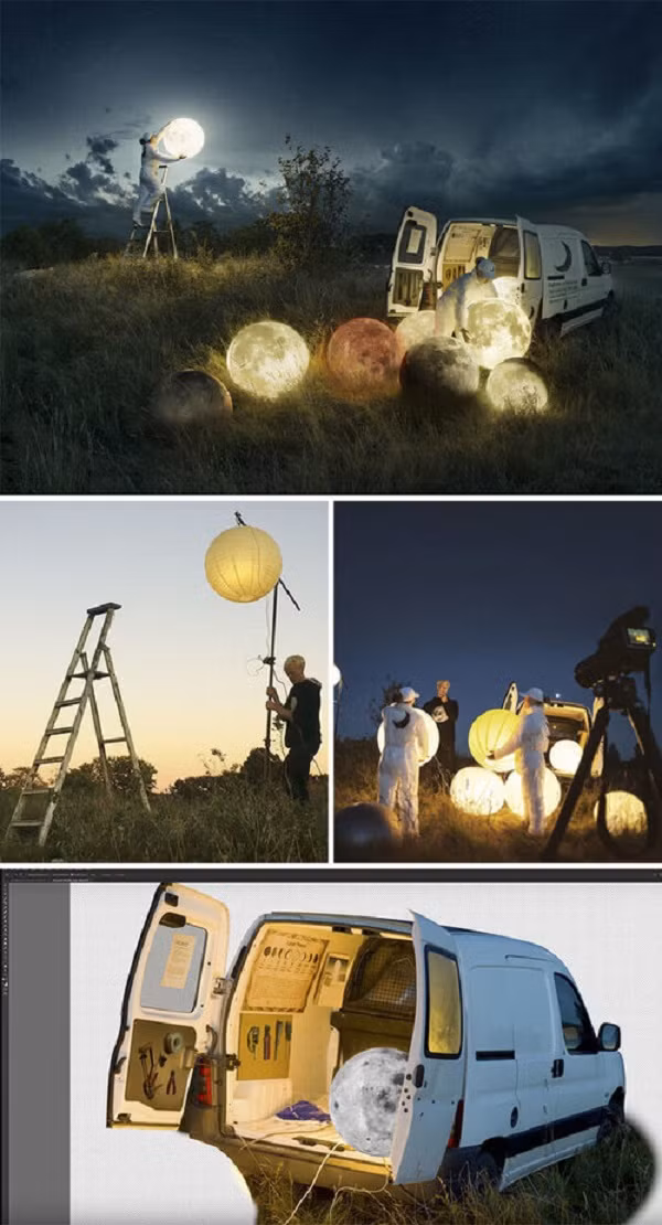 Thậm chí siêu trăng đôi khi chỉ là những bóng đèn khổng lồ như thế này.