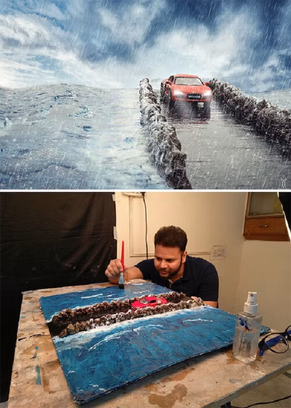  Những tấm ảnh nghìn like trên mạng hay hình quảng cáo sản phẩm đôi khi không hề được thực hiện phức tạp như chúng ta tưởng.