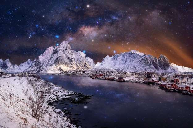 Vị trí của Bắc Cực: Ngôi sao phương Bắc tỏa sáng phía trên cách Bắc Cực 434 năm ánh sáng đã trở thành điểm đánh dấu định vị suốt nhiều thế kỷ.