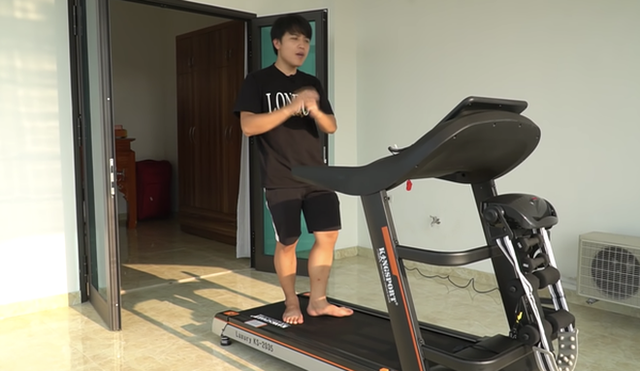 Khu vực tập gym trang bị máy tập hiện đại.