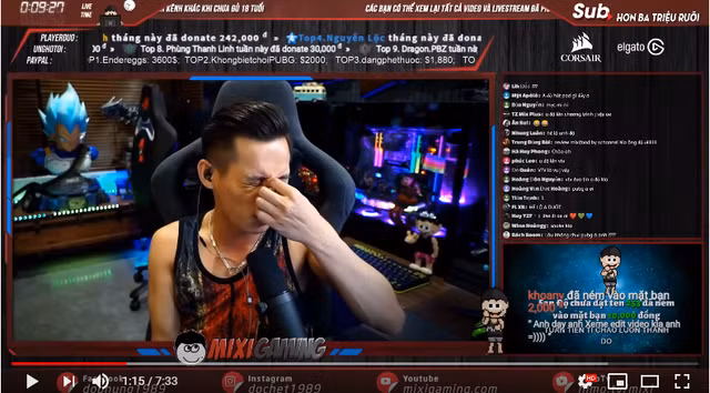 Thời điểm đó, nam stream tỏ ra khá bức xúc vì bị sử dụng hình ảnh cá nhân, đồng thời khẳng định rằng, chưa bao giờ lên sóng livestream để bảo người xem phải làm cái này, cái nọ hay sử dụng bất kỳ một cái gì.