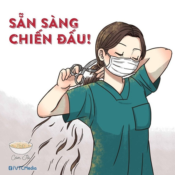 Những ngày qua, hình ảnh chụp lại khoảnh khắc các nữ y bác sĩ ở Đà Nẵng hy sinh cắt đi mái tóc dài để thuận tiện cho công tác chống dịch COVID-19 được chia sẻ đã gây ''bão'' mạng xã hội.