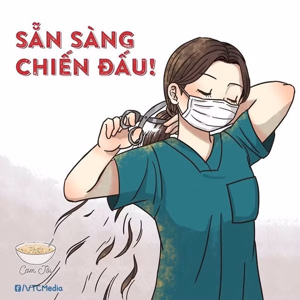 Những ngày qua, hình ảnh chụp lại khoảnh khắc các nữ y bác sĩ ở Đà Nẵng hy sinh cắt đi mái tóc dài để thuận tiện cho công tác chống dịch COVID-19 được chia sẻ đã gây ''bão'' mạng xã hội.
