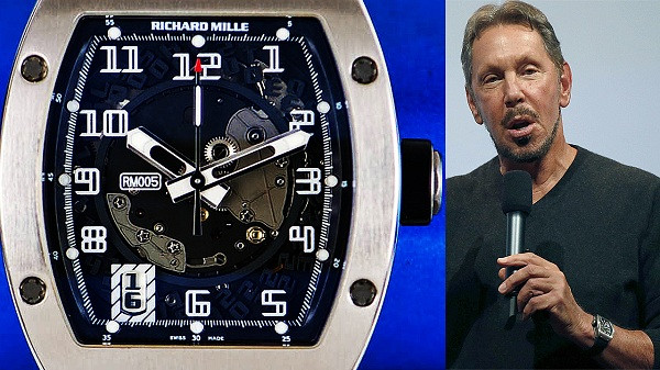 Nhà sáng lập Oracle là người giàu thứ năm thế giới và cũng có niềm đam mê với đồng hồ. Tỷ phú công nghệ này là ''fan cứng'' của hãng Panerai.