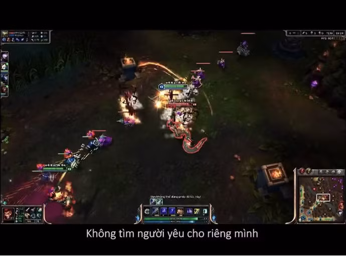 Hình ảnh tựa game LMHT yêu thích xuất hiện trong MV của Karik.