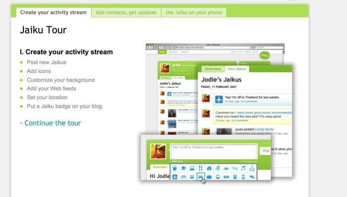 Jaiku là một dịch vụ blog được phát triển ở Phần Lan mà Google mua lại năm 2007 để cạnh tranh với Twitter. Do thiếu người dùng, cuối cùng thì Jaiku đóng cửa vào năm 2012.