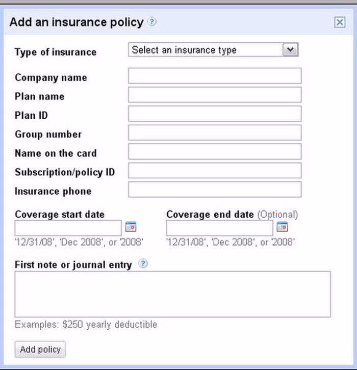 Google Health với mục tiêu trở thành một nơi lưu trữ dữ liệu sức khỏe tổng hợp để cung cấp nhanh cho các đơn vị cung cấp dịch vụ thăm khám, sức khỏe. Tuy nhiên vấn đề bảo mật và sự cạnh tranh lớn trong lĩnh vực này là một vài lý do khiến Google không còn hứng thú duy trì Google Health.