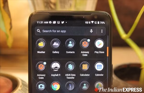 Cảm biến vân tay quang học tích hợp bên trong màn hình.