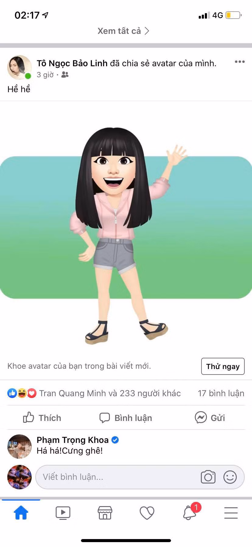 Emoji giúp tạo nên những hình ảnh mang nét đặc trưng riêng của mỗi cá nhân theo phong cách chibi dễ thương không "đụng hàng". Không chỉ cư dân mạng mà loạt sao Việt cho đến các thí sinh Rap Việt đang hot đình đám cũng nhanh tay bắt trend tự tạo avatar phiên bản hoạt hình siêu hot này.