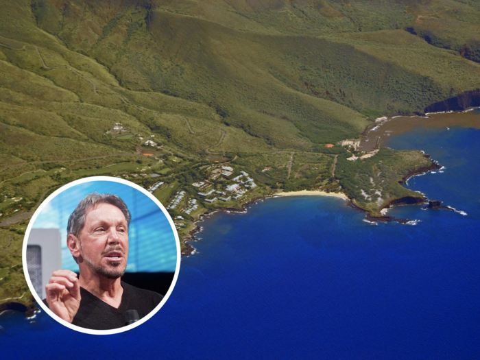 Năm 2012, tỷ phú Larry Ellison, nhà đồng sáng lập của tập đoàn công nghệ Oracle, đã chi đến 300 triệu USD để mua 98% diện tích hòn đảo Lanai thuộc quần đảo Hawaii, Mỹ.