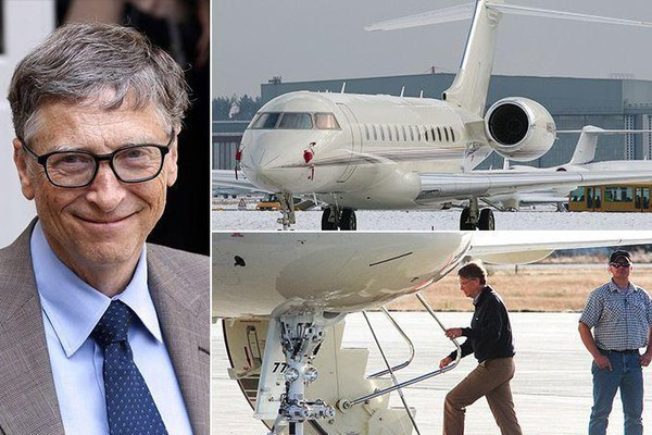 Tỷ phú Bill Gates từng chia sẻ, phi cơ riêng là một ''thú vui đầy tội lỗi'' và lớn nhất mà ông từng thực hiện.