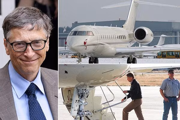 Tỷ phú Bill Gates từng chia sẻ, phi cơ riêng là một ''thú vui đầy tội lỗi'' và lớn nhất mà ông từng thực hiện.