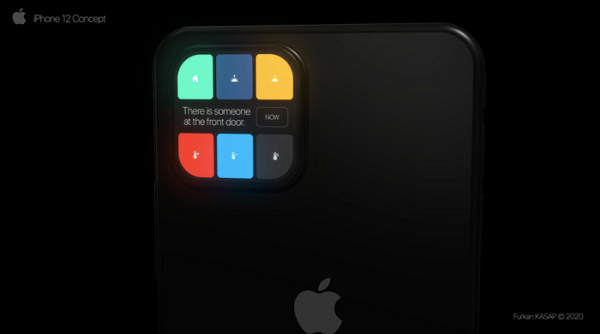 Các thông tin nhanh hiển thị trên màn hình phụ như thông báo từ ứng dụng dụng, thời gian và thông tin dự báo thời tiết,...