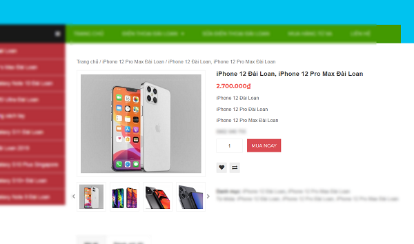 Một số cửa hàng bán điện thoại tại Việt Nam mới đây bất ngờ chào bán những chiếc điện thoại được gọi là ''iPhone 12 Pro Max'' trên các trang web, mạng xã hội với mức giá chỉ dao động trong khoảng từ 1,8 triệu đồng đến 3 triệu đồng.