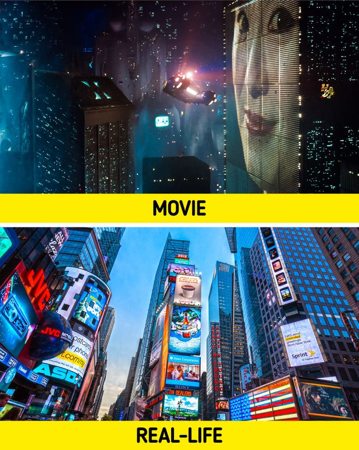 Trong những bộ phim khoa học viễn tưởng, bảng quảng cáo thường là một hình ảnh tĩnh và đơn giản. Đến nay, quảng cáo đã có thêm nhiều công nghệ mới thú vị hơn, bảng quảng cáo điện tử là một trong số đó.