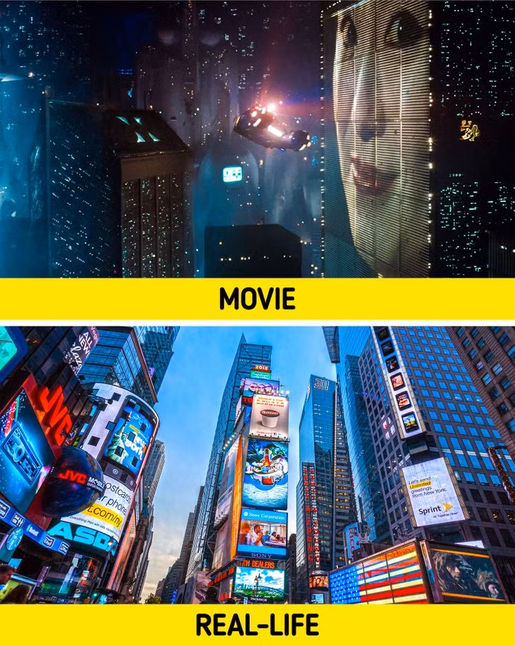 Trong những bộ phim khoa học viễn tưởng, bảng quảng cáo thường là một hình ảnh tĩnh và đơn giản. Đến nay, quảng cáo đã có thêm nhiều công nghệ mới thú vị hơn, bảng quảng cáo điện tử là một trong số đó.